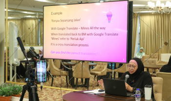 Perkongsian Ilmu: Pendedahan Asas Penterjemahan Perkasa Kemahiran Staf Perpustakaan UMPSA